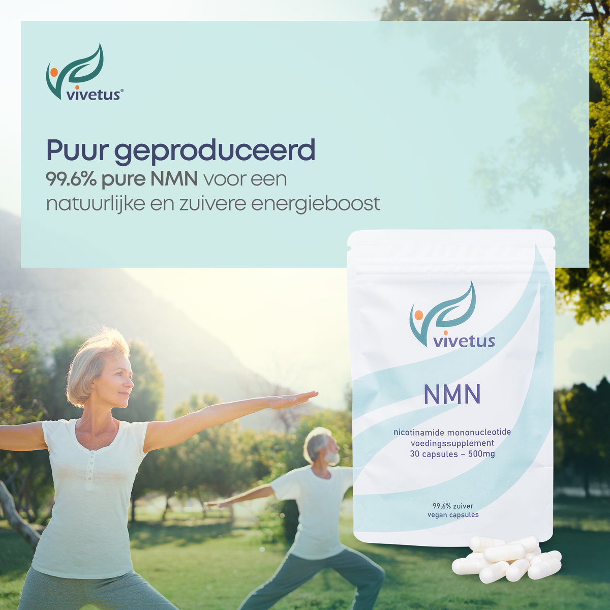 Vivetus® NMN (60 x 250mg capsules) NAD+ booster