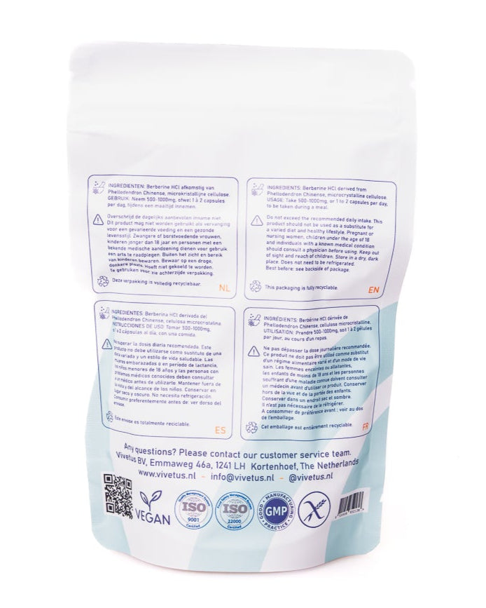 Vivetus® Berbérine - 60 gélules - 500 mg