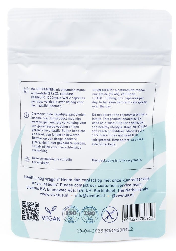 Vivetus® NMN - 60 gélules