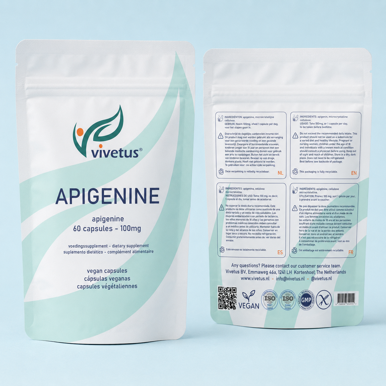 Vivetus® Apigenine - 60 capsules - 100mg