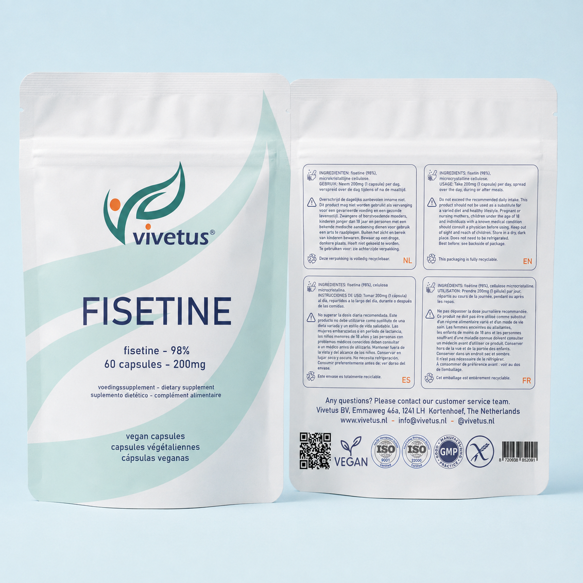 Vivetus® Fisetine - 60 capsules - 200mg