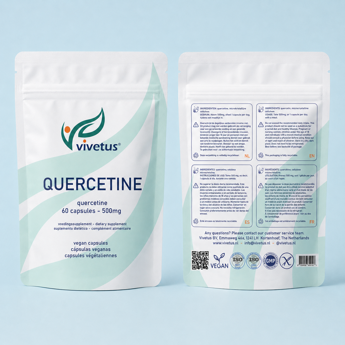 Vivetus® Quercetine - 60 capsules - 500mg